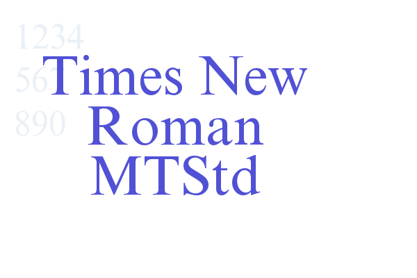 Times New Roman MTStd