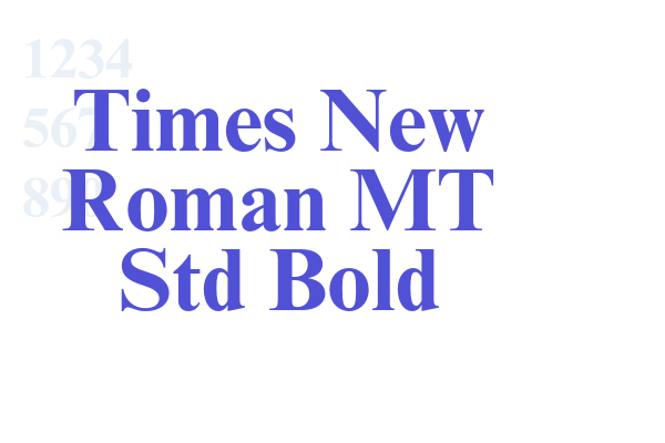 Times New Roman MT Std Bold
