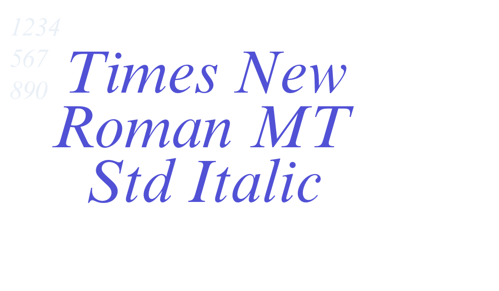 Times New Roman MT Std Italic-font-download