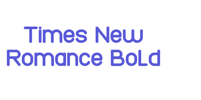 Times New Romance Bold Font Download