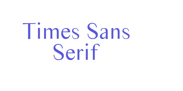 Download Times Sans Serif Font