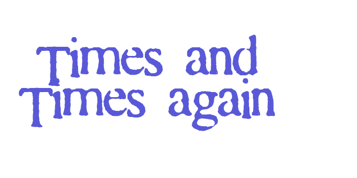 Times and Times again Font Download