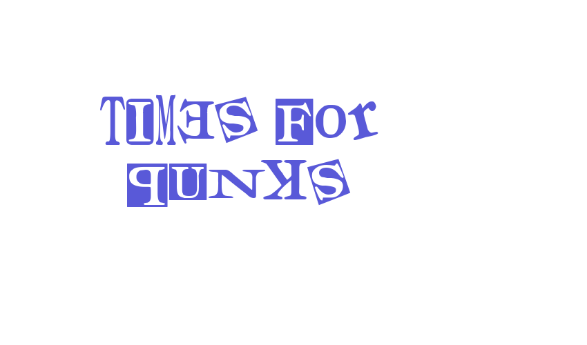 Times for Punks Font Download