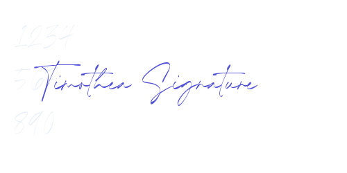 Timothea Signature-font-download