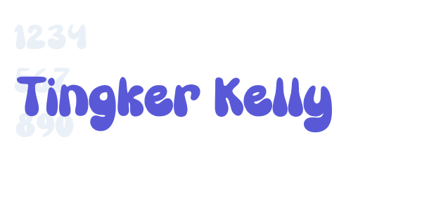 Tingker Kelly font free