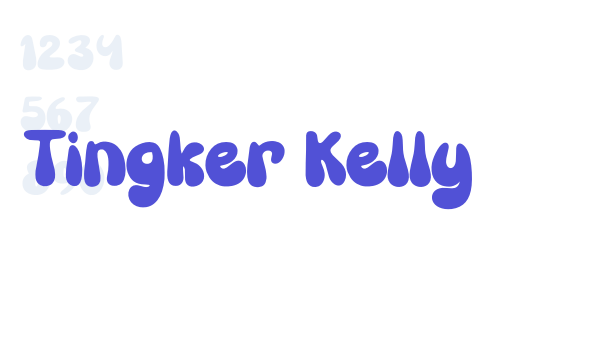 Tingker Kelly font download