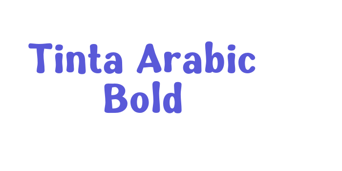 Tinta Arabic Bold Font Download