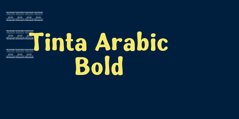 Tinta Arabic Bold