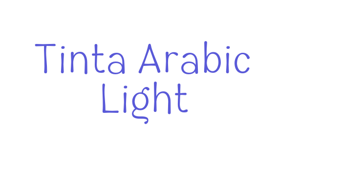 Tinta Arabic Light Font Download