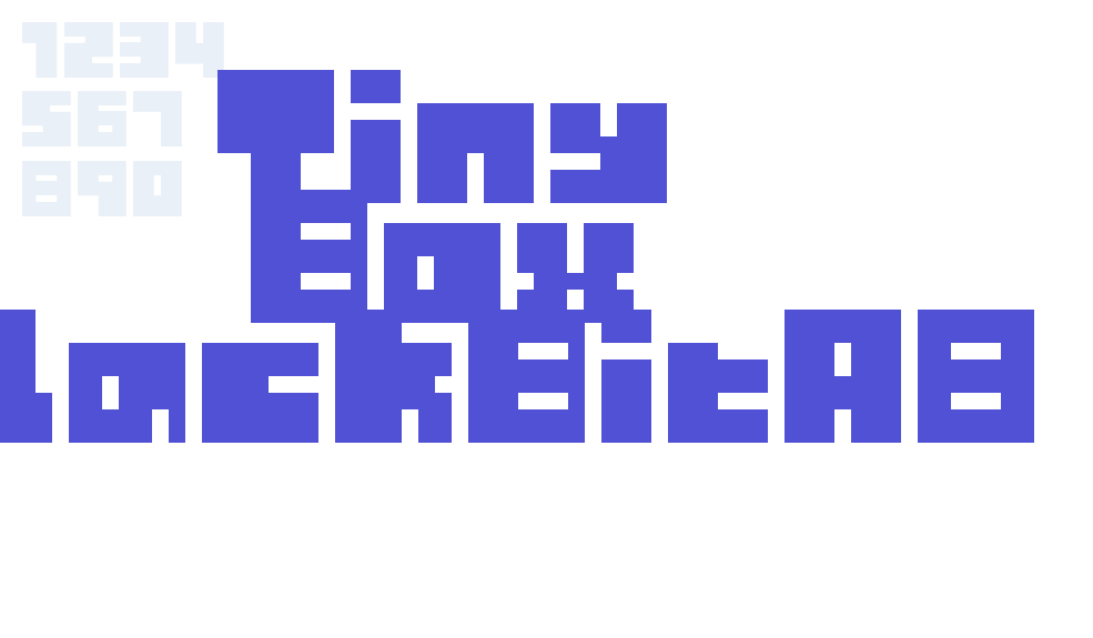 Tiny Box BlackBitA8-font-download