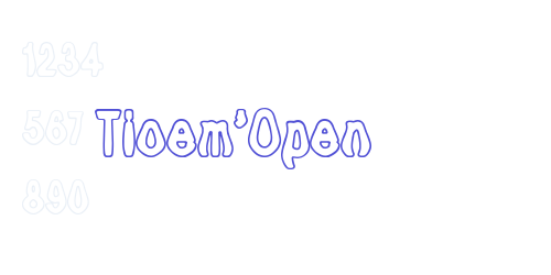 Tioem-Open-font-download