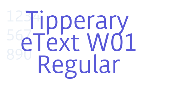 Tipperary eText W01 Regular font free