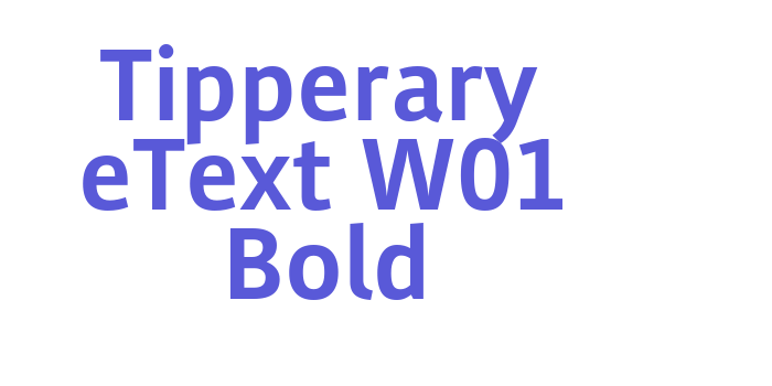 Tipperary eText W01 Bold Font Download