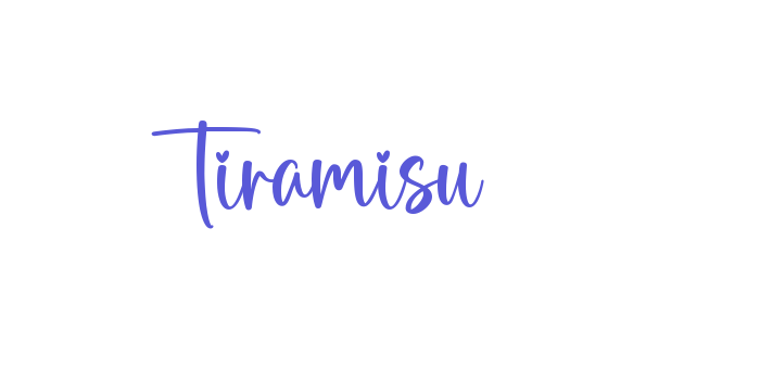 Tiramisu Font Download