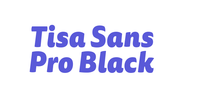 Tisa Sans Pro Black Font Download