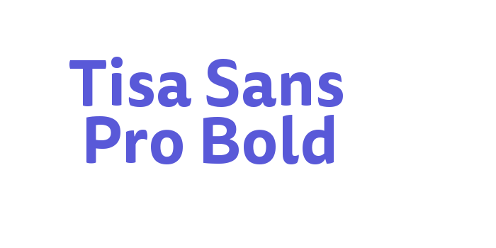 Tisa Sans Pro Bold Font Download