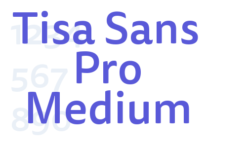 Tisa Sans Pro Medium Font Download