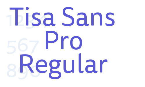 Tisa Sans Pro Regular Font Download