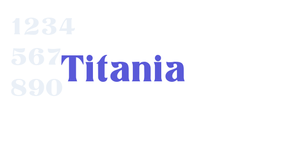 Titania font free