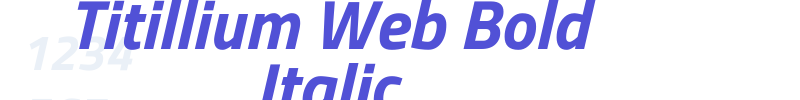 Titillium Web Bold Italic-font