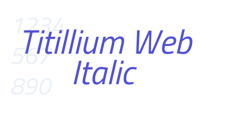 Titillium Web Italic-font-download