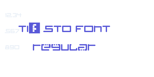 Tiësto Font Regular font free