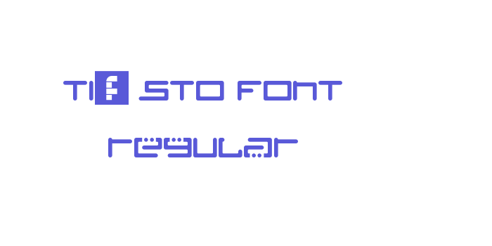 Tiësto Font Regular Font Download