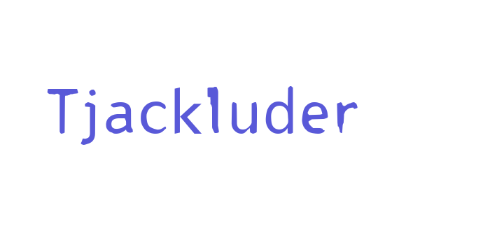 Tjackluder Font Download