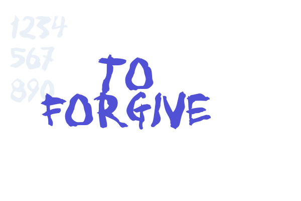 To forgive