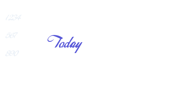 Today font free