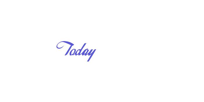 Today Font Download