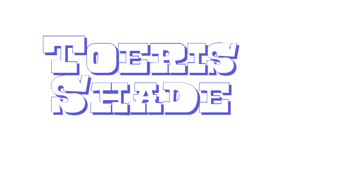 Toeris Shade Font Download