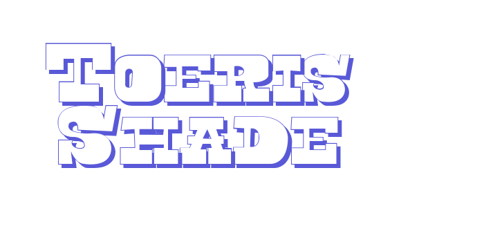 Toeris Shade Font