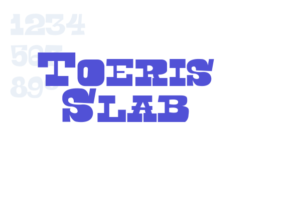 Toeris Slab Font Download