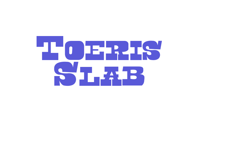 Toeris Slab Font Download