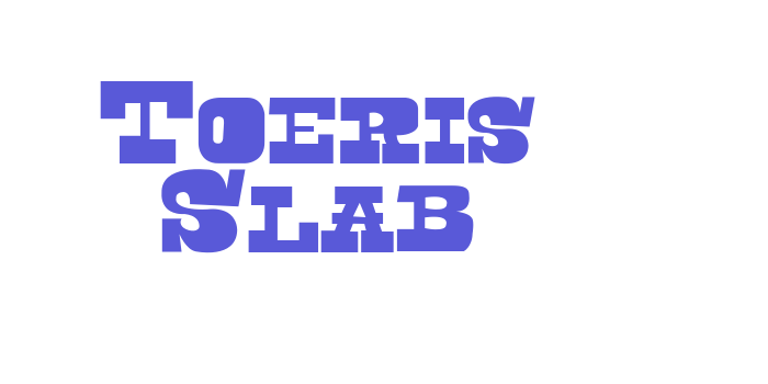 Toeris Slab Font Download