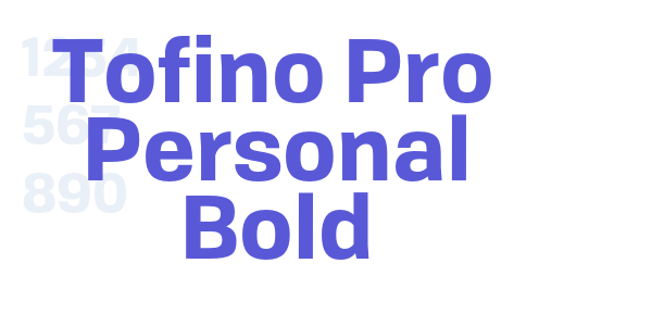 Tofino Pro Personal Bold font free