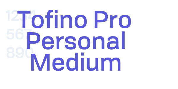 Tofino Pro Personal Medium font free