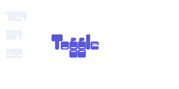 Toggle font free