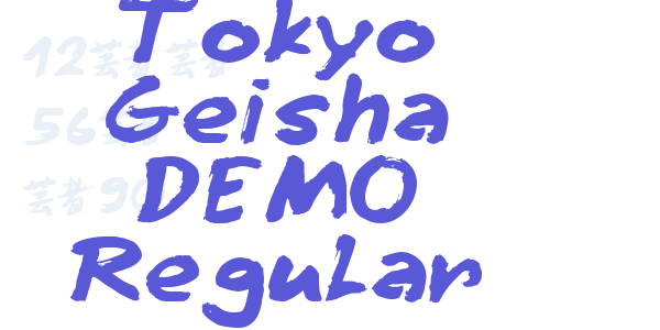 Tokyo Geisha DEMO Regular font free