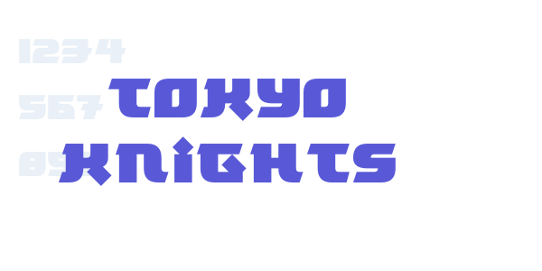 Tokyo Knights font