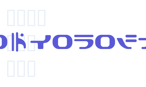 TokyoSoft Font Download