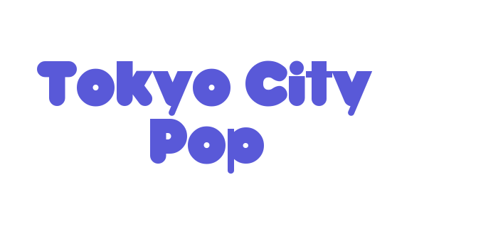 Tokyo City Pop Font Download