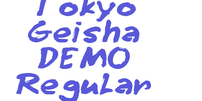 Tokyo Geisha DEMO Regular Font