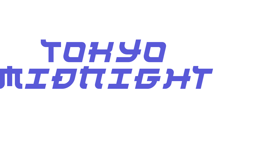 Tokyo Midnight Font Download