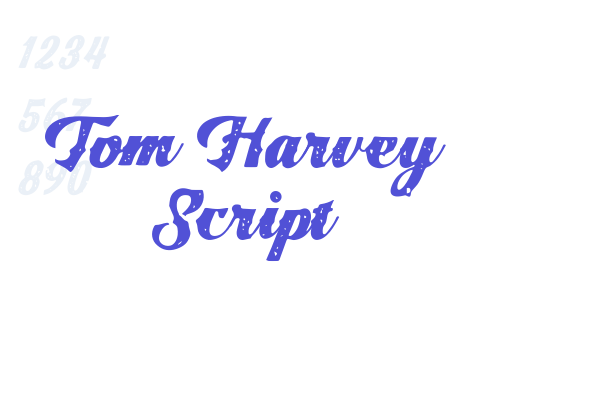 Tom Harvey Script Font Download