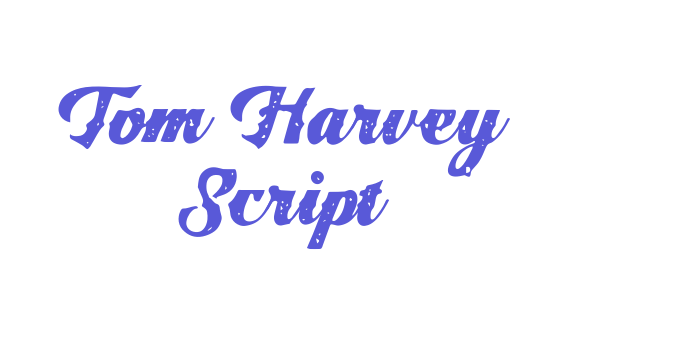 Tom Harvey Script Font Download