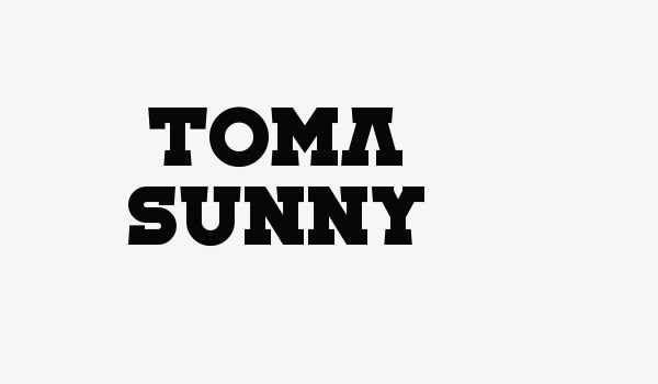 Toma Sunny Font