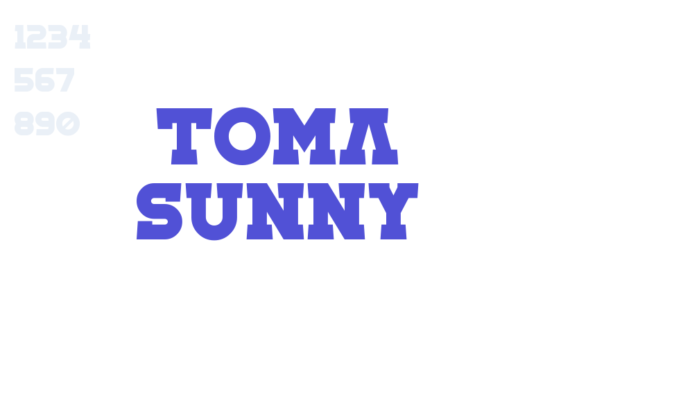 Toma Sunny-font-download