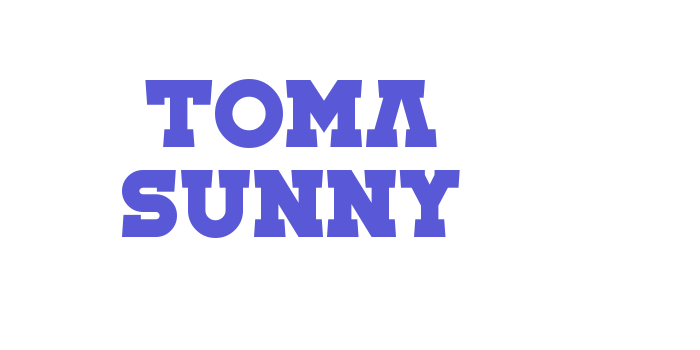 Toma Sunny Font